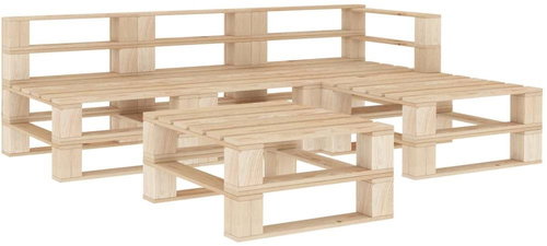 5-piece garden sofa made of wood pallets 3052154 3052154 - Garden Furniture - Main image