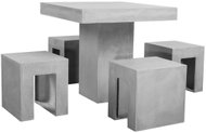 5-piece garden dining set concrete 42390 42390 - Garden Furniture