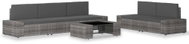 6-piece garden sofa polyrattan gray 3054600 3054600 - Garden Furniture