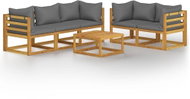 6-piece garden sofa with solid acacia cushions 3057610 3057610 - Garden Furniture