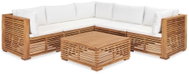 6-piece Garden Sofa with Cushions Solid Teak 3054658 3054658 - Garden Furniture