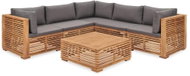 6-piece Garden Sofa with Cushions Solid Teak 3054661 3054661 - Garden Furniture