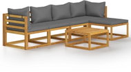 6-piece garden sofa with solid acacia pillow 3057605 3057605 - Garden Furniture