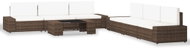 7-piece garden sofa polyrattan brown 3054590 3054590 - Garden Furniture