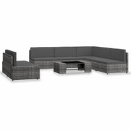 7-piece garden sofa polyrattan gray 3054608 3054608 - Garden Furniture