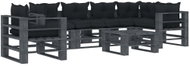 7-Piece Garden Pallet Sofa Set + Anthracite Cushions 3052539 3052539 - Garden Furniture