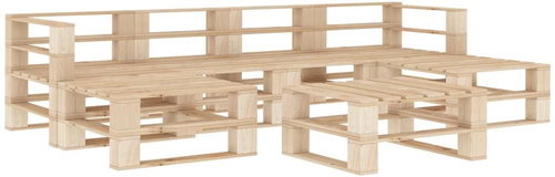 7-piece garden sofa made of wood pallets 3052155 3052155 - Garden Furniture - Main image