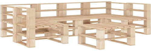 7-piece garden sofa made of wood pallets 3052156 3052156 - Garden Furniture - Main image