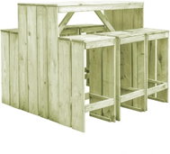 7-piece garden dining set impregnated pine 44901 44901 - Garden Furniture