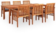 7-piece Garden Dining Set with Cushions Solid Acacia Wood 278905 278905 - Garden Furniture