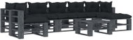 8-piece Garden Sofa made of Pallets + Anthracite Cushions 3052535 3052535 - Garden Furniture