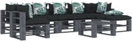 8-Piece Garden Pallet Sofa Set + Corner and Floral Print Cushions 3052631 3052631 - Garden Furniture