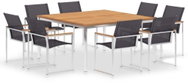 9-Piece Garden Dining Set Solid Teak and Stainless Steel 3053397 3053397 - Garden Furniture