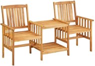 Garden chair with tea table 159x61x92 cm massive acacia 45933 45933 - Garden Furniture
