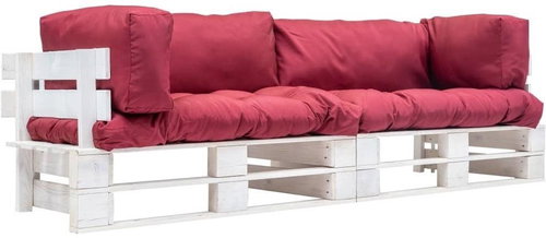 2-piece garden seating set made of red pine pillows 277386 277386 - Garden Furniture - Main image
