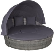 4-Piece Garden Sofa Set With Cushions Polyrattan Grey 43961 43961 - Garden Furniture