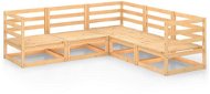 5-dielna záhradná sedacia súprava masívne borové drevo 3075724 - Záhradný nábytok