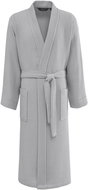 Soft Cotton - Waffle unisex robe Pique, grey - Bathrobe