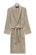 Soft Cotton Modal Deluxe unisex bathrobe, light beige, XXL - Bathrobe
