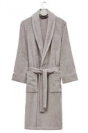 Soft Cotton Modal Deluxe unisex bathrobe, light grey, XL - Bathrobe