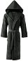 Soft Cotton – Unisex župan Stripe s kapucňou, khaki, XL - Župan