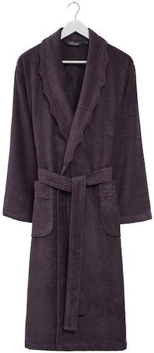 Soft Cotton - Ladies elegant robe Stella in gift box, purple, L - Bathrobe - Main image