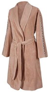 Soft Cotton - Women's short robe Selya, bronze, M - Bathrobe