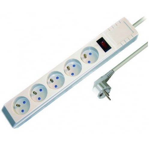 SOLID S9P 502P white 5 m - Surge Protector  - Main image