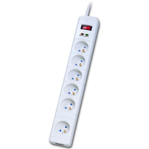 SOLID 918J bílá 5m - Surge Protector  - Main image