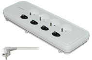 Solight PO42 white into the socket - Surge Protector 