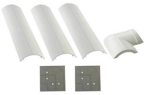  SOLID Max - shaped plastic strips 405 x 109 mm, 3 pcs  - Cable Holder Set  - Main image