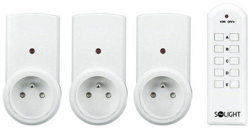 Solight, 3 sockets, 1 controller Main image Solight, 3 sockets, 1 controller - Smart Socket - Main image