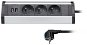 Solight prodlužovací přívod, 3 zásuvky + 2X USB, 1,5m, 3 x 1mm2, hliník, rohový design - Verlängerungskabel
