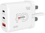 SKROSS USB A+C Power charger 65W GaN UK, Power Delivery, typ G - Travel Adapter