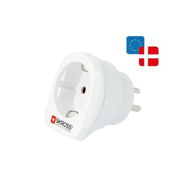 SKROSS Adapter for Denmark PA70, White - Travel Adapter