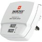 SKROSS USB UK, 2400mA, 2× USB kimenet - Hálózati tápegység