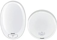 Solight Wireless Doorbell Battery-Free, 120m, White, Learning Code (1L59) - Doorbell