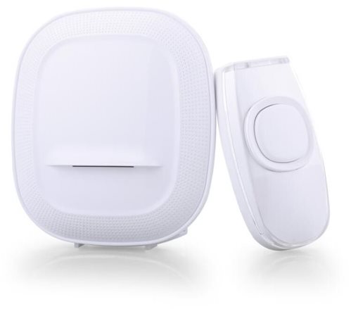 Solight Wireless Doorbell, Battery, 200m, White - Doorbell - Main image