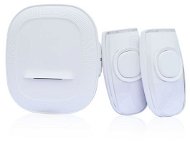 Solight Wireless Doorbell, 2 Buttons, Socket, 200m, White - Doorbell