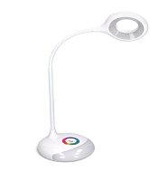 Solight LED stolní lampička nabíjecí, 5W, RGB podsvícení, stmívatelná, USB napájení - Stolní lampa