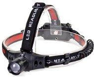 Solight homlok LED lámpa, 3 W Cree LED, fekete-piros - Fejlámpa
