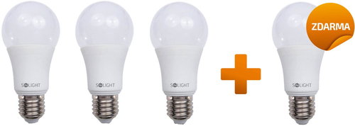 Solight 3 + 1 LED bulb E27 10W 3000K - Good Deal - Main image