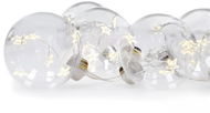 Set of LED Christmas Balls with Stars, Size of 8cm, 6 pcs, 30LED, Timer, Tester, 3xAA - Christmas Lights