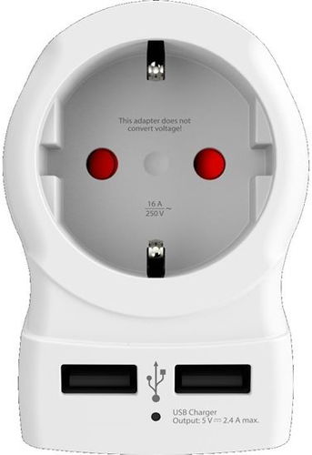 SKROSS cestovní adaptér USA USB pro použití ve Spojených státech - Cestovní adaptér - Hlavní obrázek