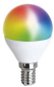 LED žiarovka Solight LED SMART WIFI žiarovka, miniglobe, 5 W, E14, RGB, 400 lm - LED žárovka