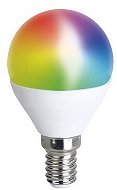 Solight LED SMART WIFI žiarovka, miniglobe, 5 W, E14, RGB, 400 lm - LED žiarovka