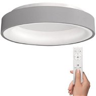 Stropné svietidlo Solight LED stropné svietidlo guľaté Treviso, 48 W, 2880 lm, stmievateľné, diaľkové ovládanie, sivá - Stropní světlo