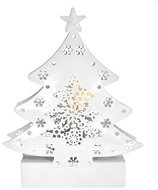 LED metal Christmas tree, 2x AA - Christmas Lights