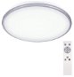 Solight LED stropní světlo Silver, kulaté, 24W, 1800lm, stmívatelné, dálkové ovládání - Stropní světlo