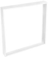 Solight aluminium white frame for installation of 595x595mm LED panels on ceilings and walls, height - Frame